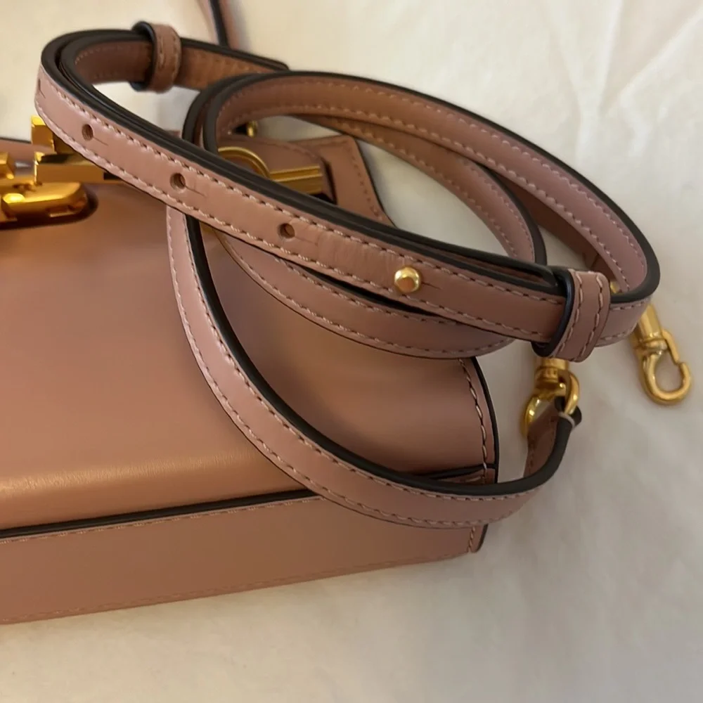 Tory Burch 56912 Lee Radziwill Petite Bag Pink Moon - Picture 11 of 12